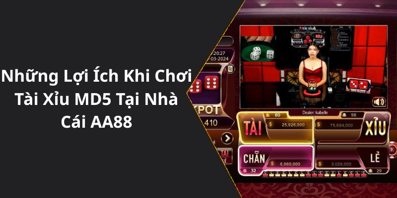 Những Lợi Ích Khi Chơi Tài Xỉu MD5 Tại Nhà Cái AA88